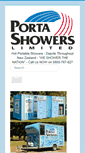 Mobile Screenshot of portashowers.co.nz